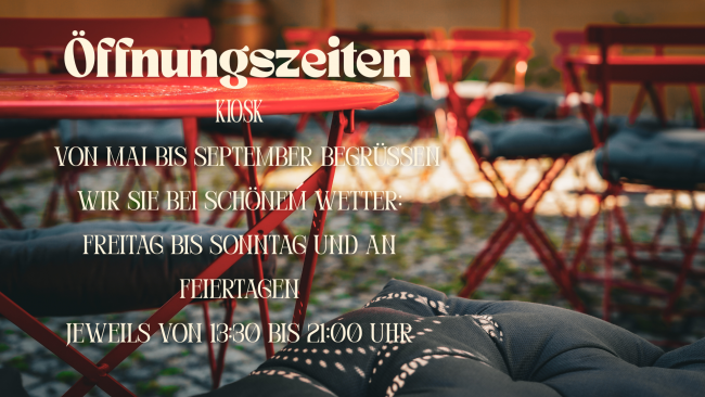 Öffnungszeiten Kiosk