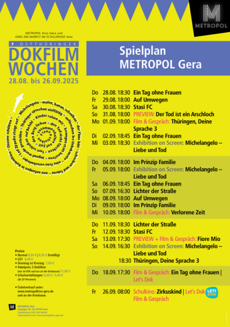 Programm DOKFILMWOCHEN 2025